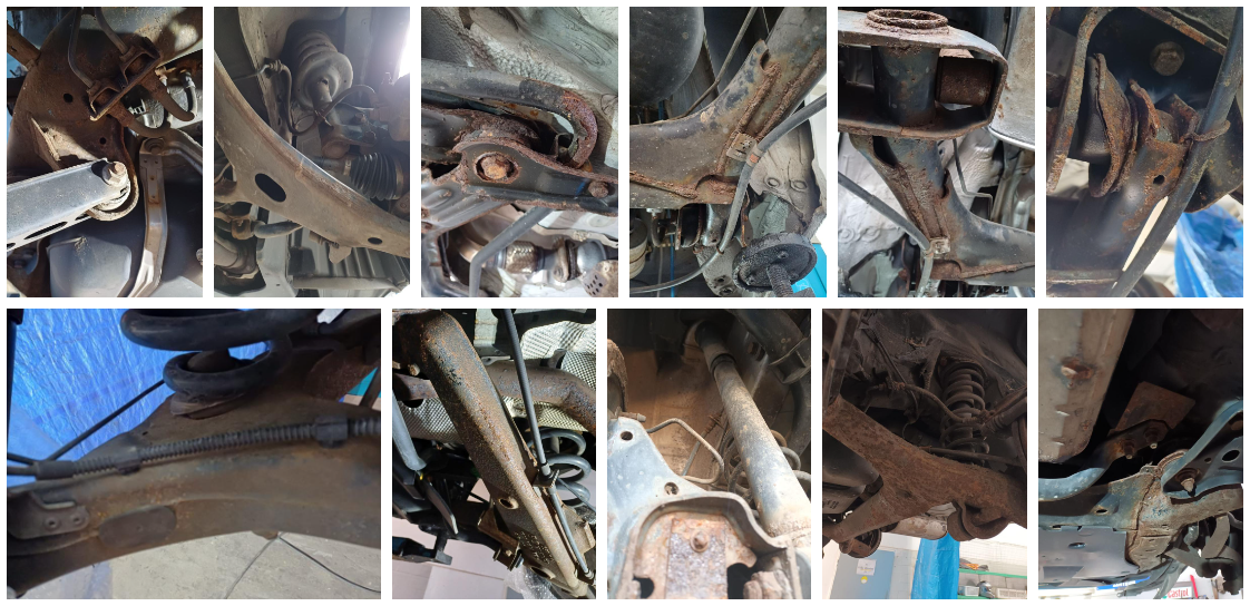 Unterbodenrost-Übersicht