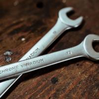 doppelmaulschlüssel, mechaniker, reparatur
